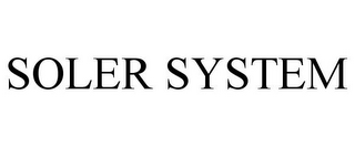 SOLER SYSTEM