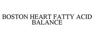 BOSTON HEART FATTY ACID BALANCE