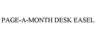 PAGE-A-MONTH DESK EASEL