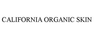 CALIFORNIA ORGANIC SKIN