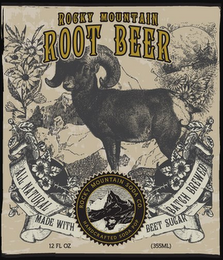 ROCKY MOUNTAIN ROOT BEER ROCKY MOUNTAIN SODA CO. HANDCRAFTED SODA POP