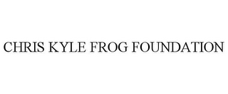 CHRIS KYLE FROG FOUNDATION