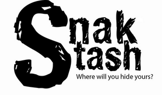 SNAK STASH WHERE WILL YOU HIDE YOURS?