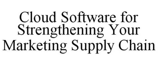 CLOUD SOFTWARE FOR STRENGTHENING YOUR MARKETING SUPPLY CHAIN