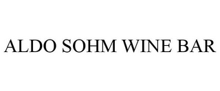 ALDO SOHM WINE BAR