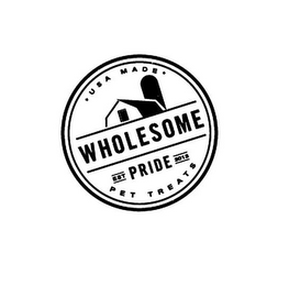USA MADE WHOLESOME PRIDE PET TREATS EST 2013