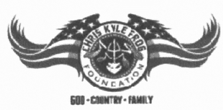 CHRIS KYLE FROG FOUNDATION GOD ­COUNTRY FAMILY