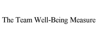 THE TEAM WELL-BEING MEASURE