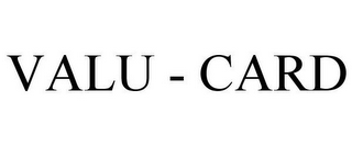 VALU - CARD