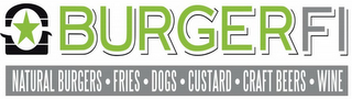 BURGERFI NATURAL BURGERS FRIES DOGS CUSTARD CRAFT BEERS WINE