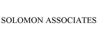 SOLOMON ASSOCIATES