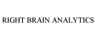 RIGHT BRAIN ANALYTICS