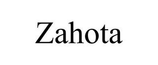 ZAHOTA