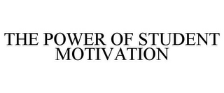 THE POWER OF STUDENT MOTIVATION