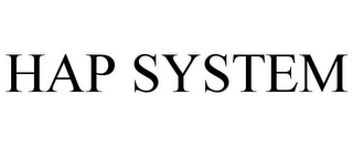 HAP SYSTEM