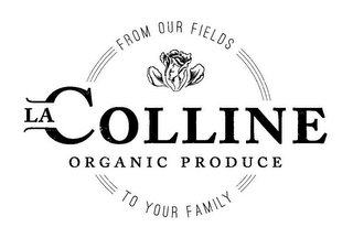 FROM OUR FIELDS, TO YOUR FAMILY, LA COLLINE ORGANIC PRODUCE