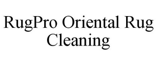 RUGPRO ORIENTAL RUG CLEANING