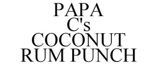 PAPA C'S COCONUT RUM PUNCH