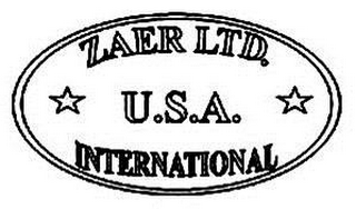 ZAER LTD. U.S.A. INTERNATIONAL