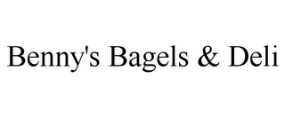 BENNY'S BAGELS & DELI