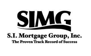 SIMG S.I. MORTGAGE GROUP, INC. THE PROVEN TRACK RECORD OF SUCCESS