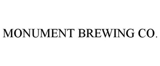 MONUMENT BREWING CO.