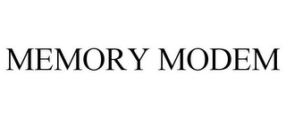 MEMORY MODEM