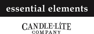 ESSENTIAL ELEMENTS CANDLE-LITE COMPANY