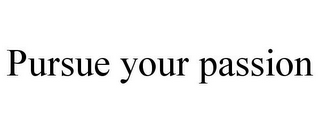 PURSUE YOUR PASSION