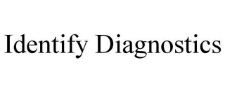 IDENTIFY DIAGNOSTICS