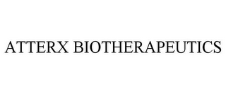 ATTERX BIOTHERAPEUTICS