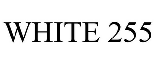 WHITE 255