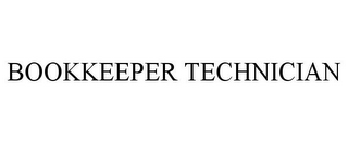 BOOKKEEPER TECHNICIAN