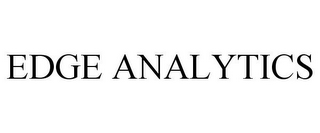 EDGE ANALYTICS