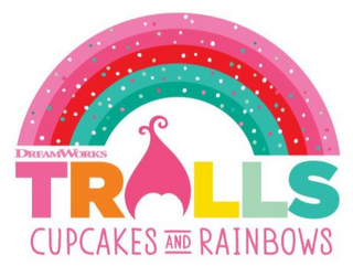 DREAMWORKS TROLLS CUPCAKES AND RAINBOWS