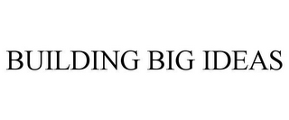 BUILDING BIG IDEAS