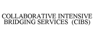 COLLABORATIVE INTENSIVE BRIDGING SERVICES (CIBS)