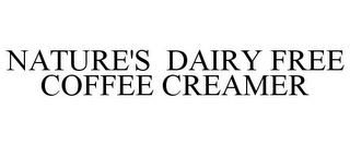 NATURE'S DAIRY FREE COFFEE CREAMER