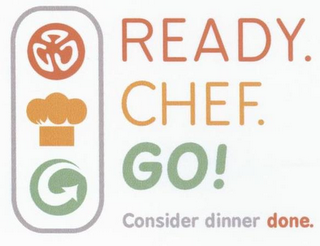 READY. CHEF. GO! CONSIDER DINNER DONE.