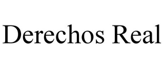 DERECHOS REAL