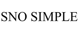 SNO SIMPLE