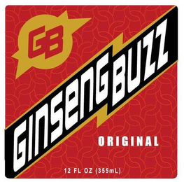 GB GINSENG BUZZ ORIGINAL 12 FL OZ (355ML)