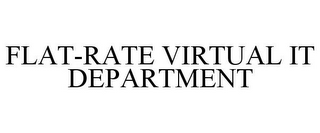 FLAT-RATE VIRTUAL IT DEPARTMENT