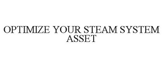 OPTIMIZE YOUR STEAM SYSTEM ASSET