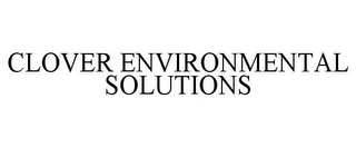 CLOVER ENVIRONMENTAL SOLUTIONS