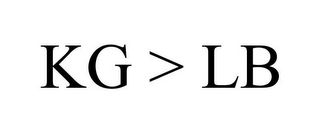 KG > LB