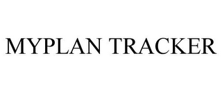 MYPLAN TRACKER