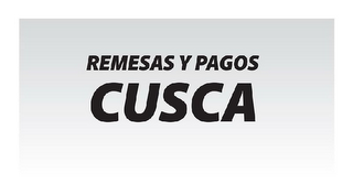 REMESAS Y PAGOS CUSCA