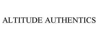 ALTITUDE AUTHENTICS