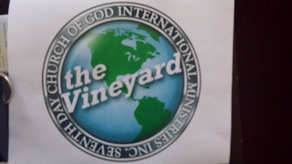 THE VINEYARD: SEVENTH DAY CHURCH OF GOD INTERNATIONAL MINISTRIES